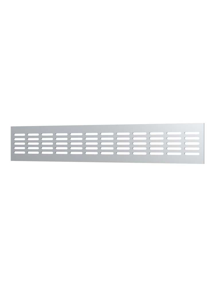 Решетка вентиляционная DP AL сетка переточная 480х80 алюминий Silver ERA