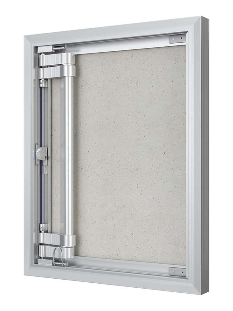 Люк ревизионный D C ERAmo Optimum 400х500 скрытый монтаж петля алюминий EVECS