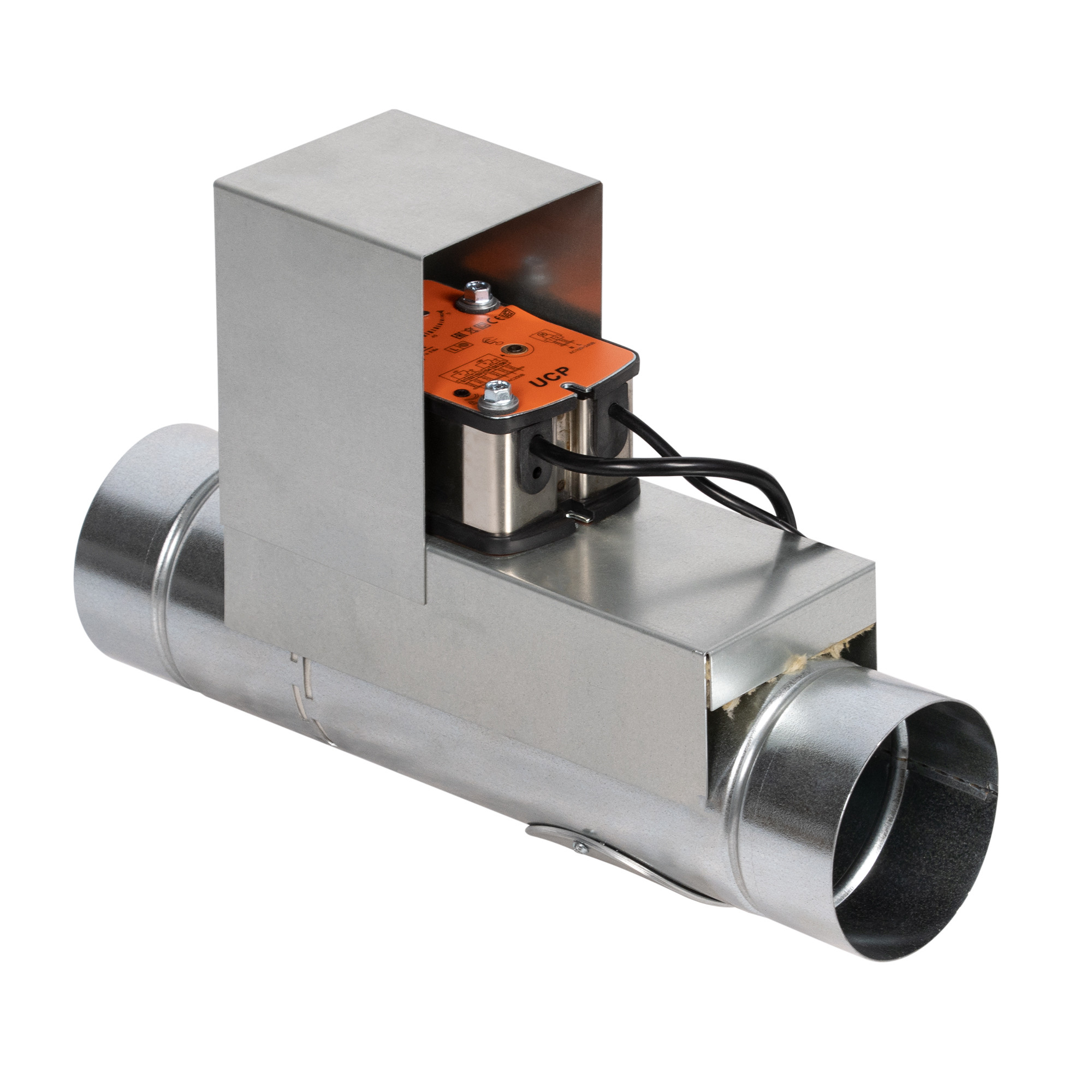 Клапан противопожарный SHUFT SHFDO-60-O-d355-MB24-0-0-0-0
