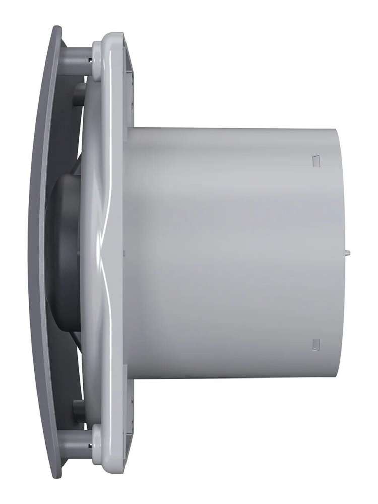 Вентилятор накладной RIO D100 обратный клапан Dark gray metal DICITI