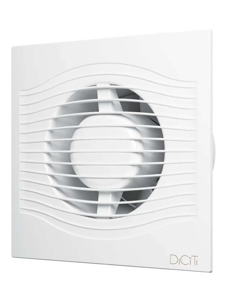 Вентилятор накладной SLIM, обратный клапан, MR, D100, DICITI