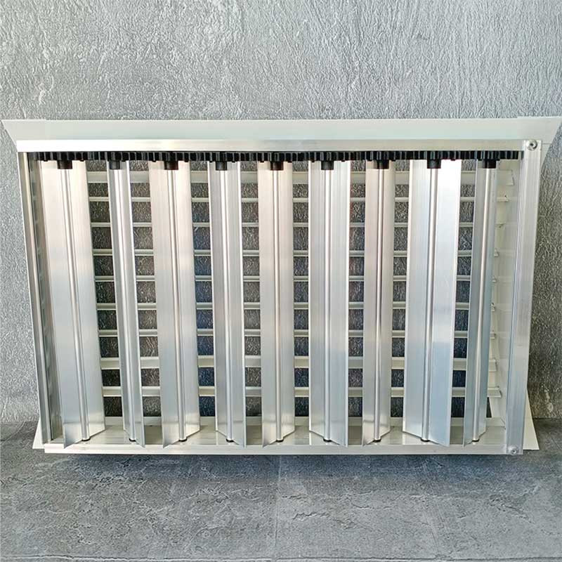 Цилиндрическая однорядная регулируемая вентиляционная решетка ОГРЦ-Р с БРВ