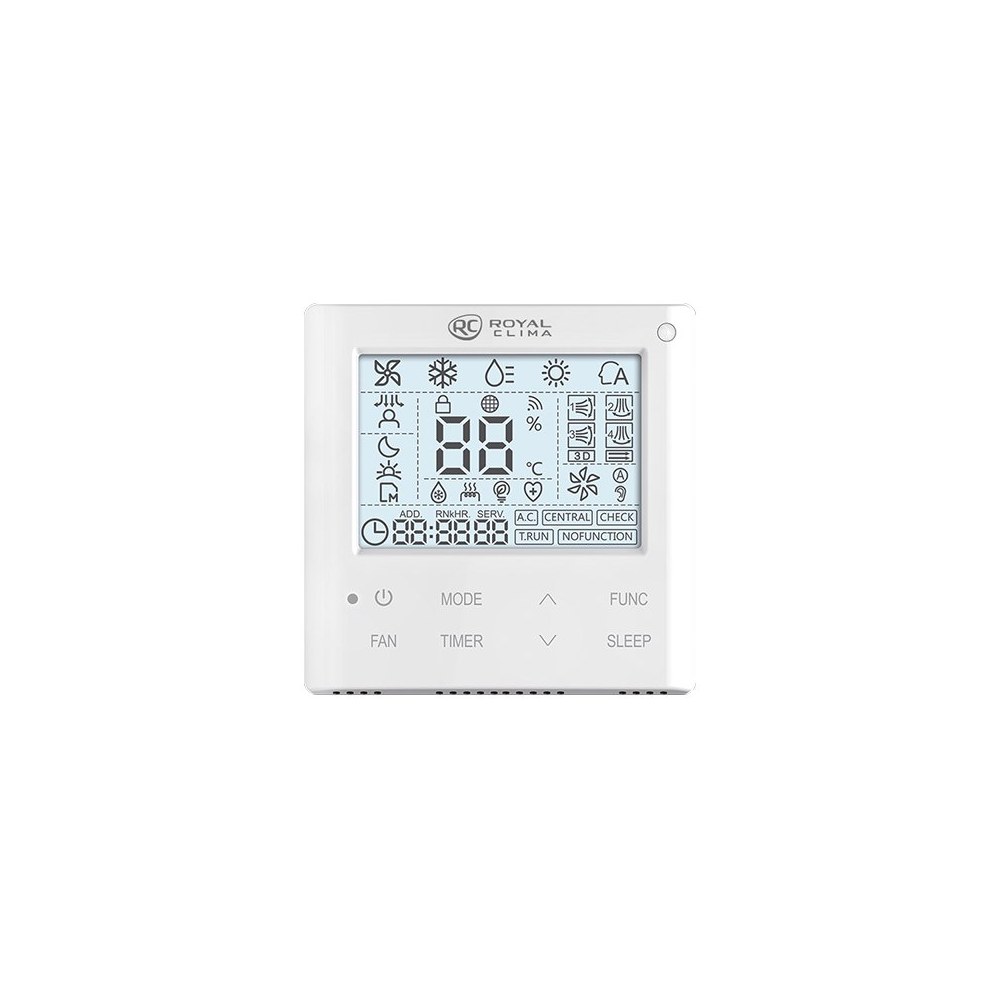 Проводной пульт управления ROYAL Clima RCYW-M01H Проводной пульт управления ROYAL Clima RCYW-M01H