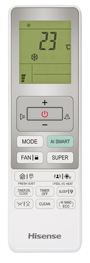 Внутренний блок мульти сплит-системы настенного типа Hisense VISION PRO 2.0 CARBON MULTI SUPERIOR DC Inverter AS-18UW4RBVQH01G(B)