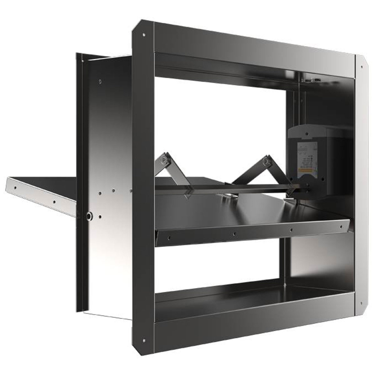 Клапан противопожарный SHUFT SHFDO-60-O-600_600-EM24-0-0-0-MC, 600×600 мм, EI 60