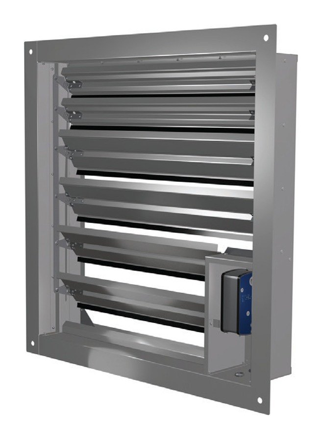 Клапан дымоудаления ДМУ-МС 350×850 многостворчатый Клапан дымоудаления ДМУ-МС 350×850 многостворчатый