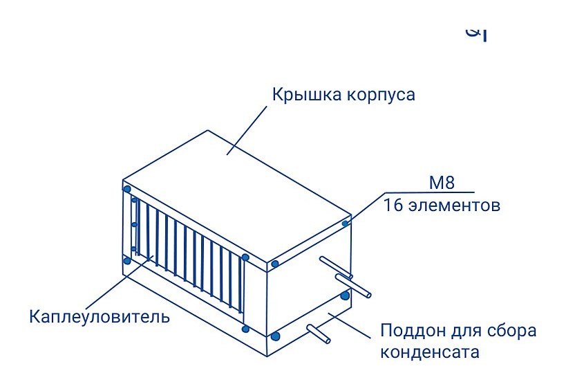 Охладитель фреоновый CF 500x300 7 кВт ERA PRO